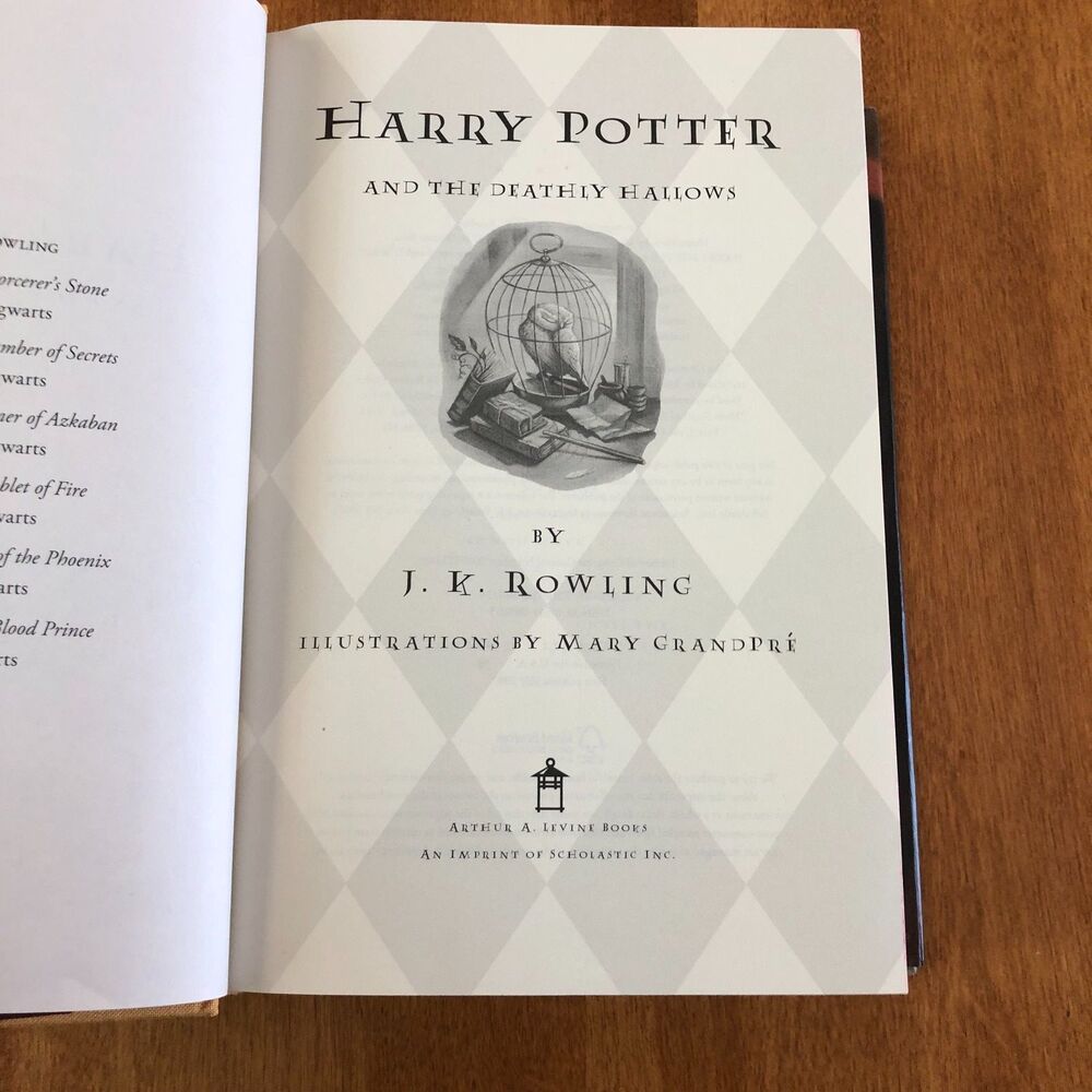 Harry Potter Lot of 3 Hardcover Book Set #5, 6, 7 DJ First American Edition - Picture 8 of 9